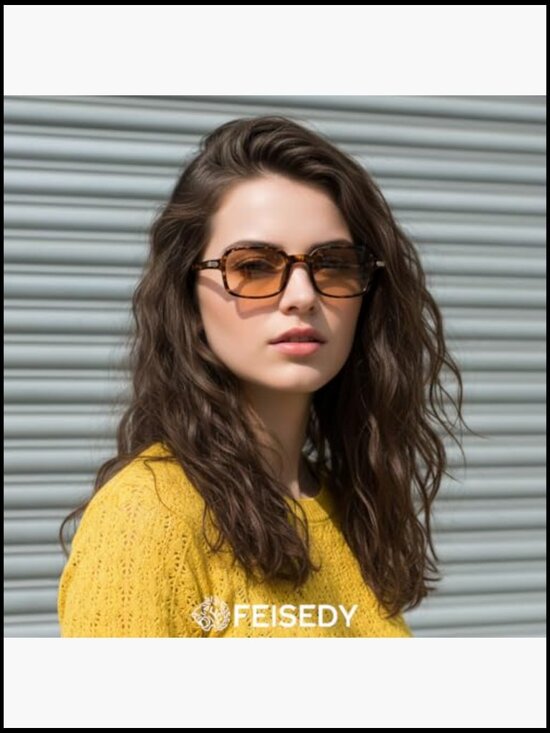 Trendy Retro Rectangle Sunglasses with UV400 Protection main image 5